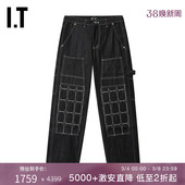 牛仔裤 长裤 饰直筒裤 THUG PT2602MP 车线装 CLUB男装 潮流个性 新款