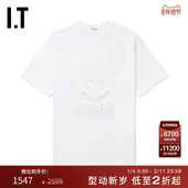 BODE男装 圆领短袖 T恤新款 休闲复古徽章图案印花半袖 5CS059MO