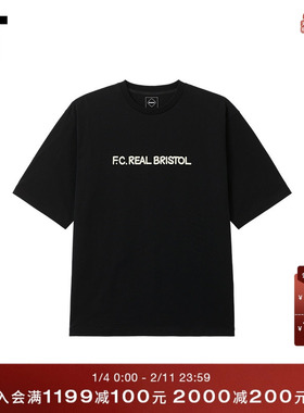IT F.C.REAL BRISTOL男装圆领短袖T恤新款潮流个性半袖252157MQ