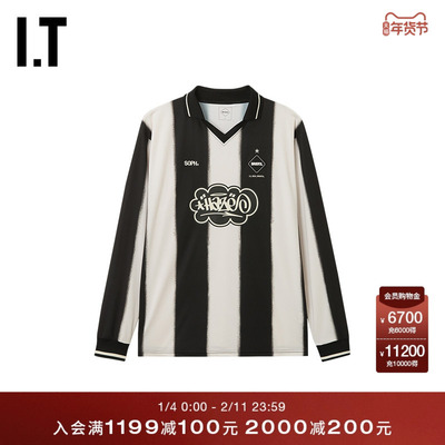 ITF.C.REALBRISTOL条纹长袖T恤