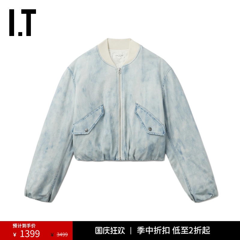 ITrag&bone牛仔棒球夹克
