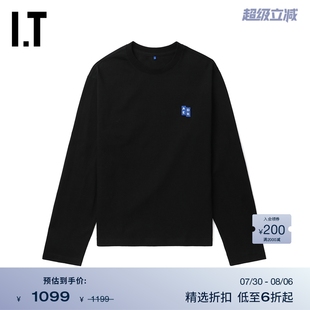 ADER 圆领长袖 error女装 合身上衣YLT1BKXM T恤新款 日常基础款