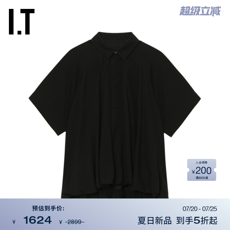 IT日本ENFÖLD翻领短袖上衣