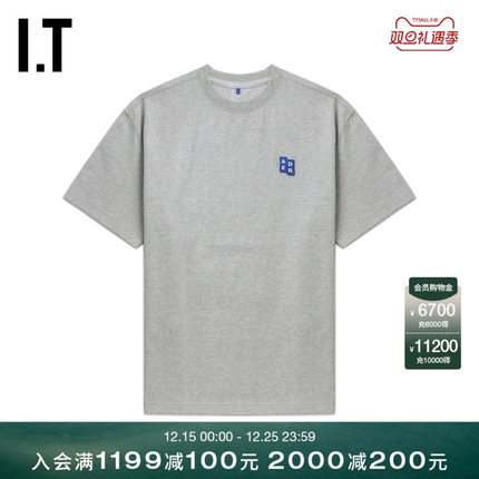 IT ADER error女装短袖T恤新款日常基础款logo装饰休闲半袖S1GRXO