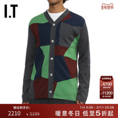 CDG 色块拼接拼色针织开衫 COMME GARCONS DEUX男装 des HOMME