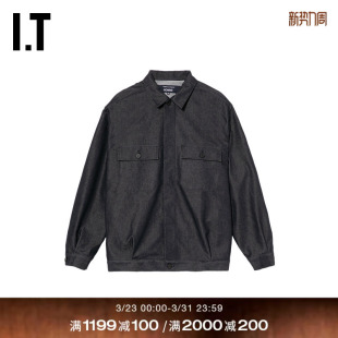 CDG HOMME男装 COMME GARCONS 翻领牛仔夹克外套复古型男 des