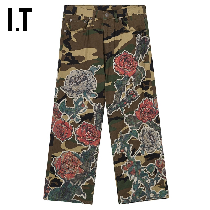 ITR13露踝迷彩长裤复古时尚