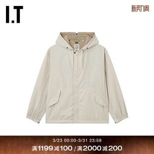 时尚 纯色连帽夹克新款 户外风休闲外套SA004EMQ nanamica男装