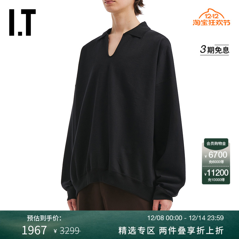 ITMARKAWARE宽松翻领卫衣