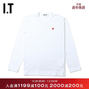 COMME PLAY des GARÇONS川久保玲男装 T恤潮流圆领内 长袖 CDG