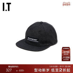 IT DESCENDANT男款平檐牛仔鸭舌帽新款日潮帅气棒球帽DSJT01ML