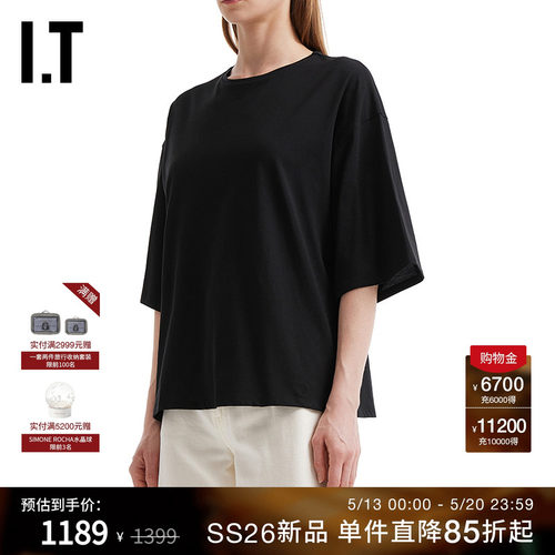 ITLouLouStudio落肩短袖T恤