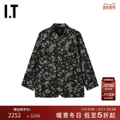 翻领夹克新款 NEEDLES男装 复古日系满幅花卉图案花外套RW2295MP