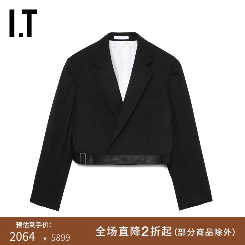 ITHELMUTLANG短款西装夹克