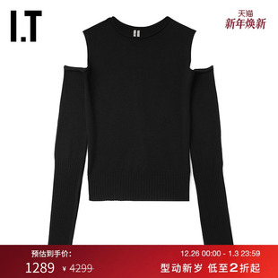 超长袖 针织衫 新款 挖剪镂空羊毛衫 Owens女装 个性 02611MXL Rick