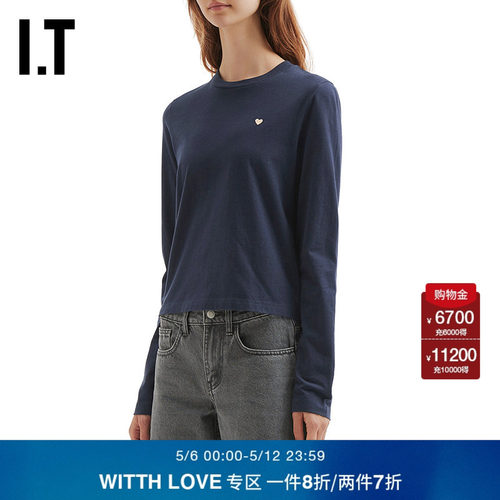 ITWITTHLOVE圆领长袖T恤