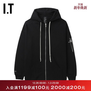 时尚 连帽拉链夹克新款 Owens男装 街潮卫衣外套63FE09MO Rick