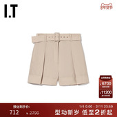 3.1 纯色休闲裤 Phillip 高腰短裤 简洁时尚 Lim女装 新品 03LCELXK