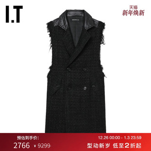 马甲新款 中长款 粗花呢绗缝拼接外搭1003X UNDERCOVER高桥盾女装