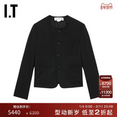 CDG GIRL女装 COMME des GARCONS 无领西装 夹克复古气质外套