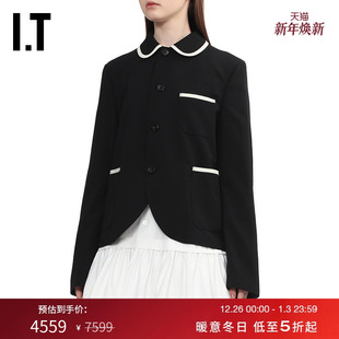 CDG GIRL女装 COMME GARCONS 彼得潘领夹克可爱复古风外套 des