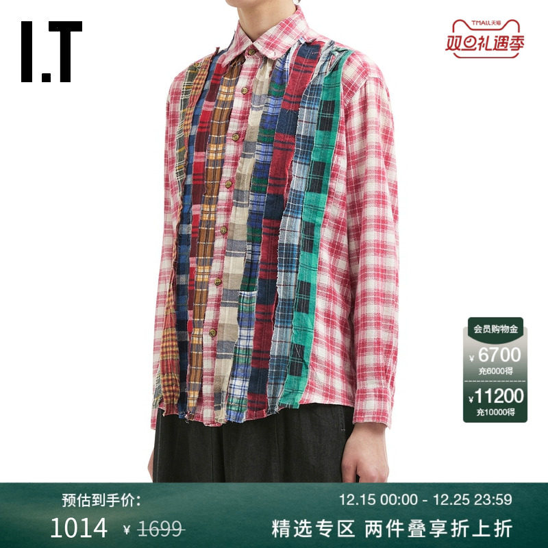 ITNEEDLES格纹衬衫复古日潮