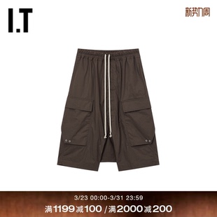 落裆工装 Owens男装 短裤 新款 2389PMQ 潮流街头风宽松休闲裤 Rick