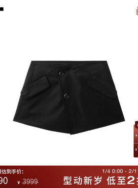 IT HELMUT LANG女装裙裤短裤西装裤新款摩登时尚叠层休闲裤0302XO