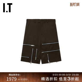 西装 des PLUS男装 拉链装 HOMME COMME GARCONS 裤 饰五分裤 CDG