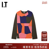 CDG 几何色块拼接针织衫 COMME GARCONS DEUX男装 des HOMME