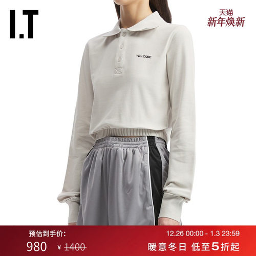 ITWe11Done短款长袖polo衫