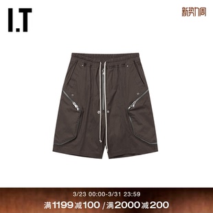 Rick 潮流街头风宽松休闲裤 Owens男装 新款 2376TEMQ 落裆短裤