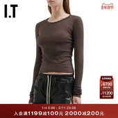 T恤新款 简约休闲纯色内搭上衣6209MR5Q 修身 长袖 Rick Owens女装