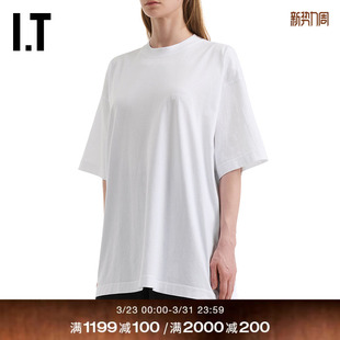 短袖 中长款 T恤新款 时尚 141WWXQ 随性宽松廓形半袖 VETEMENTS女装