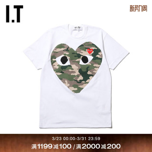 GARÇONS PLAY男装 短袖 新品 des T恤2019秋季 爱心242MA COMME