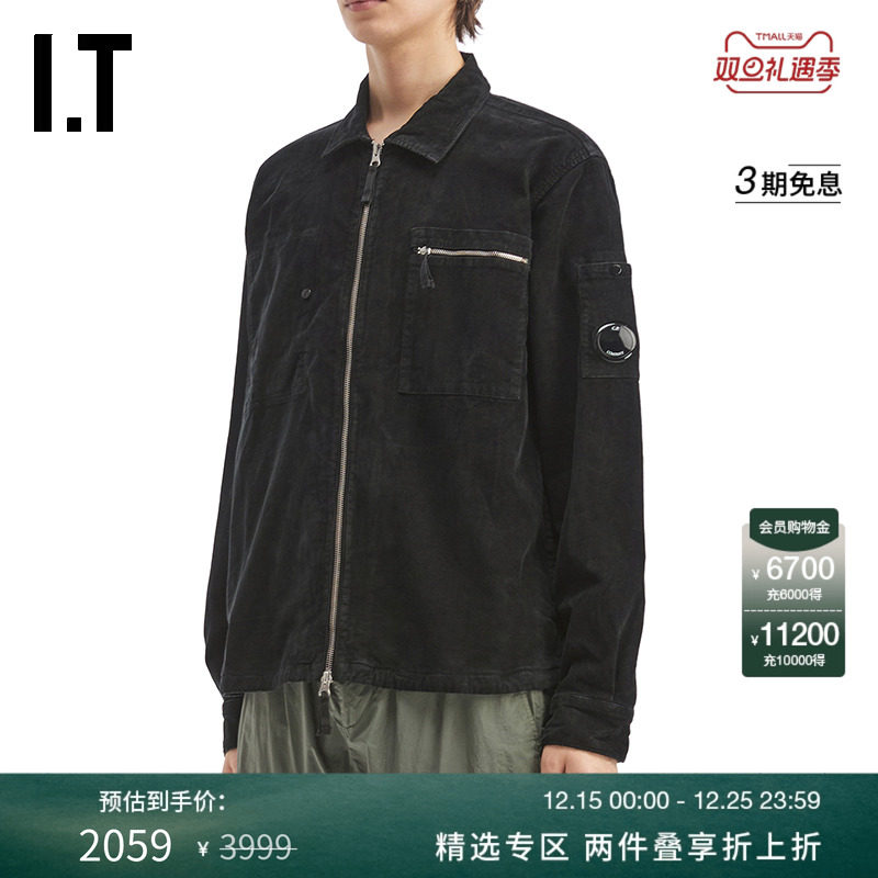 ITC.P.COMPANY翻领拉链衬衫