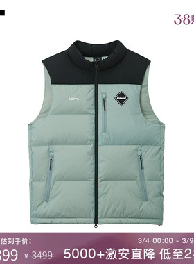 IT F.C.REAL BRISTOL男装羽绒马甲新款潮流酷感绗缝背心252021MP