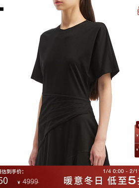 IT 3.1 Phillip Lim女装短袖连衣裙新款时尚气质不规则裙摆中长裙