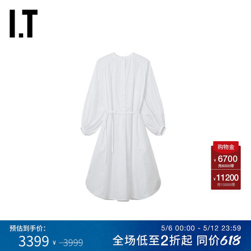 ITLouLouStudio灯笼袖连衣裙