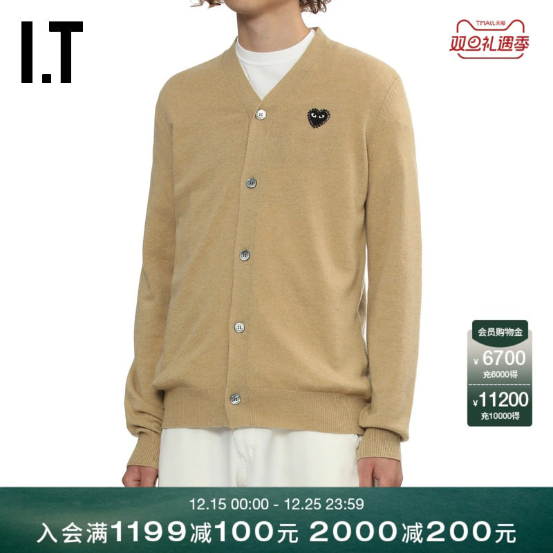 IT合身羊毛针织开衫基础日常款