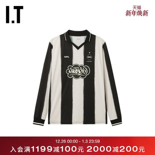 T恤新款 条纹长袖 BRISTOL男装 足球运动风上衣252150MQ F.C.REAL