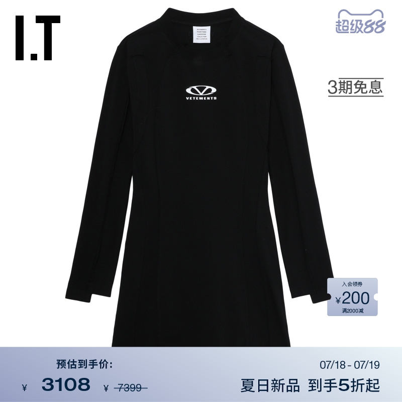 ITVETEMENTS长袖连衣裙