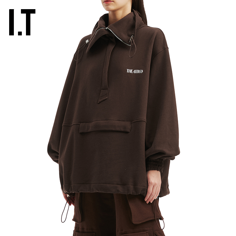 ITTHEATTICO大翻领卫衣