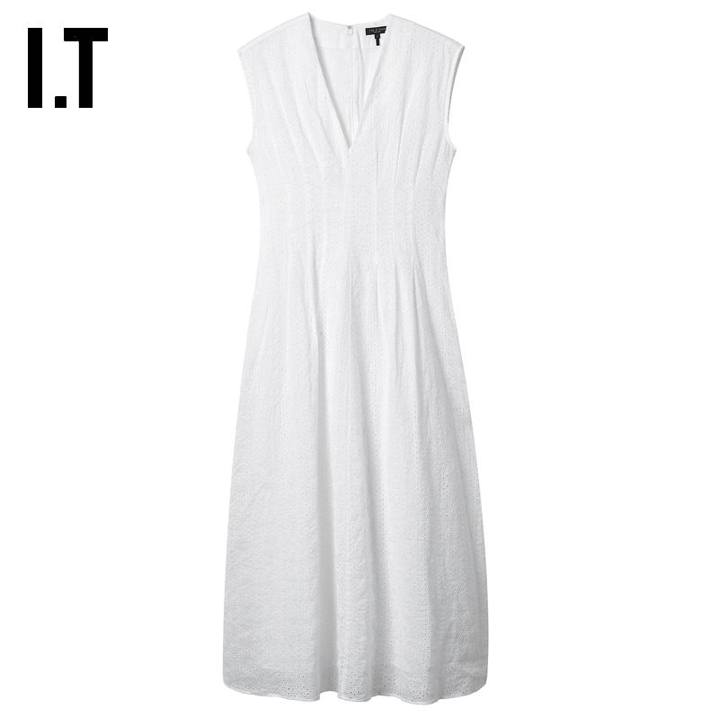 ITrag&bone深V领无袖连衣裙