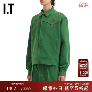 IT NEEDLES男装翻领排扣夹克新款复古日潮蝴蝶刺绣外套RW2595MP