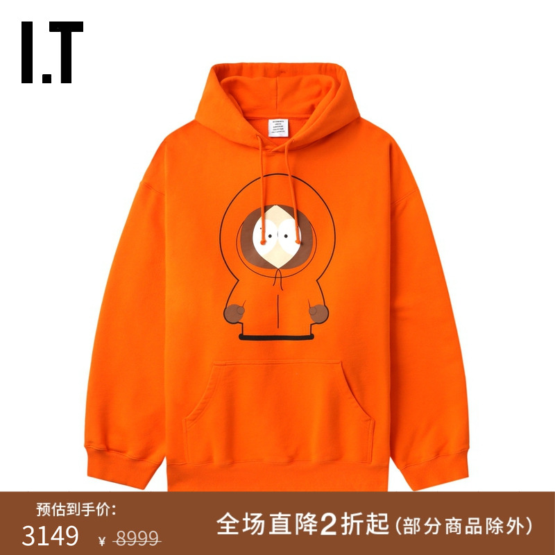 ITVETEMENTS廓形连帽卫衣