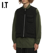 HOMME男装 绗缝拉链马甲短背心休闲外搭 des GARCONS CDG COMME