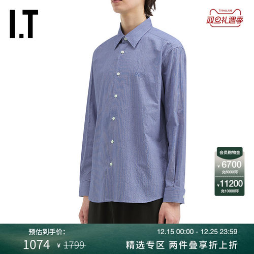 ITSOPH.SOPHNET.翻领长袖衬衫