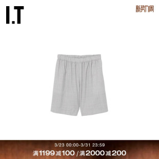 des COMME GARCONS GIRL女装 复古文艺风 松紧腰休闲短裤 CDG