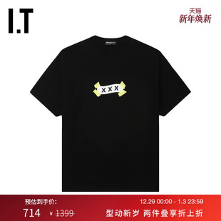 XXX男装 SELECTION 短袖 T恤新款 25ST03MP 潮流酷感宽松半袖 GOD